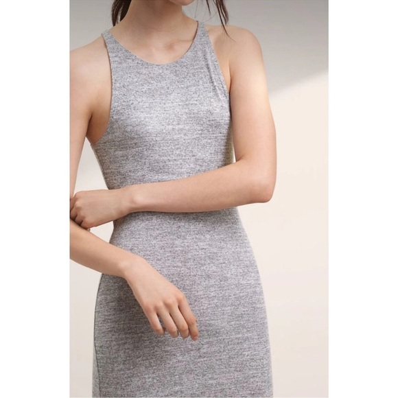 Aritzia Wilfred Free Chrissy Dress in Pewter Note Size Small - Picture 1 of 13